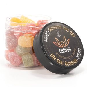 300mg CBD Infused Sour Gummies TAS