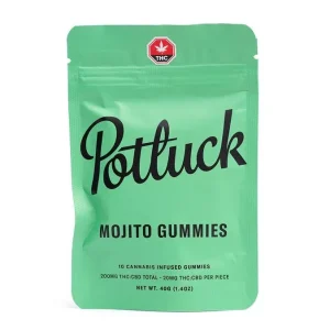 Potluck Mojito CBD:THC Gummies NSW - 20mg