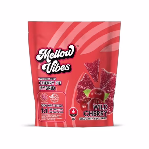 Mellow Vibes Wild Cherry 1:1 Hybrid Gummies NT