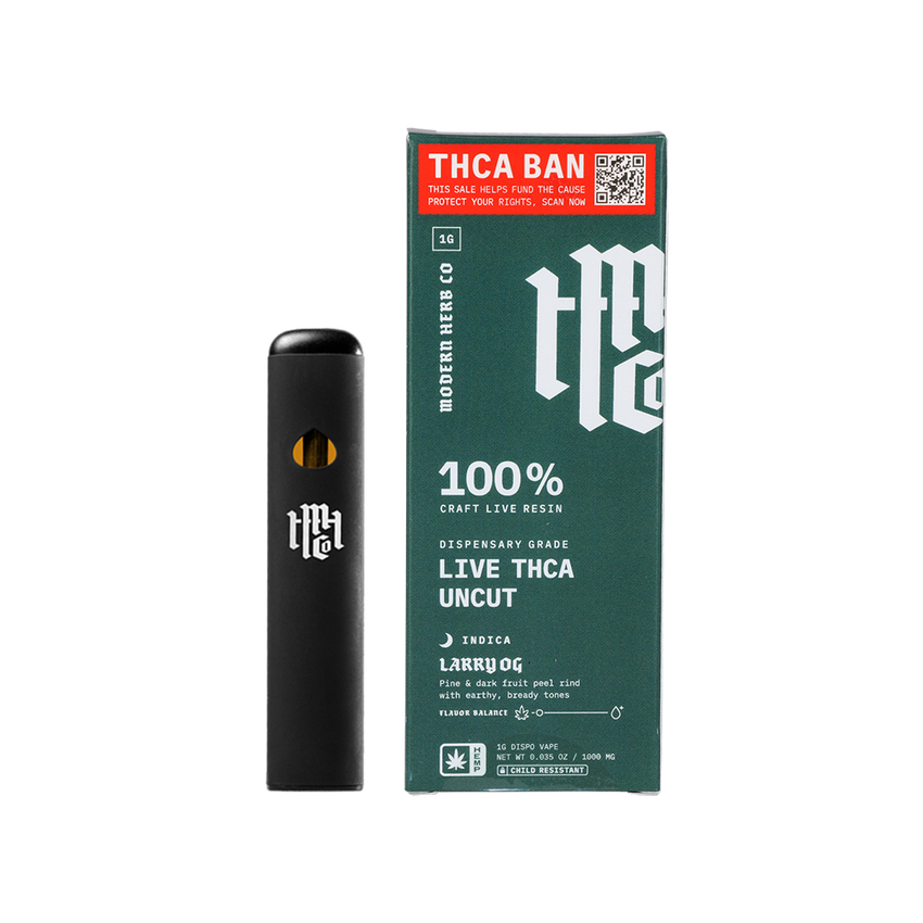 Larry OG THCa Live Resin Disposable Uncut Pen ACT