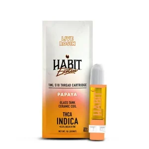 Papaya THCA Live Rosin Exotic Cartridge QLD