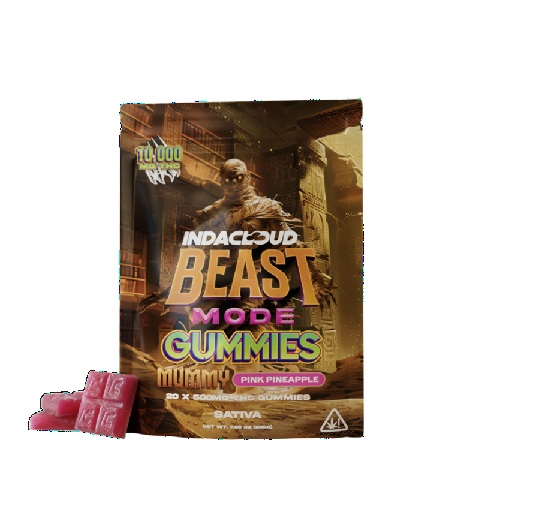 Pink Pineapple Beast Mode THC TAS Gummies