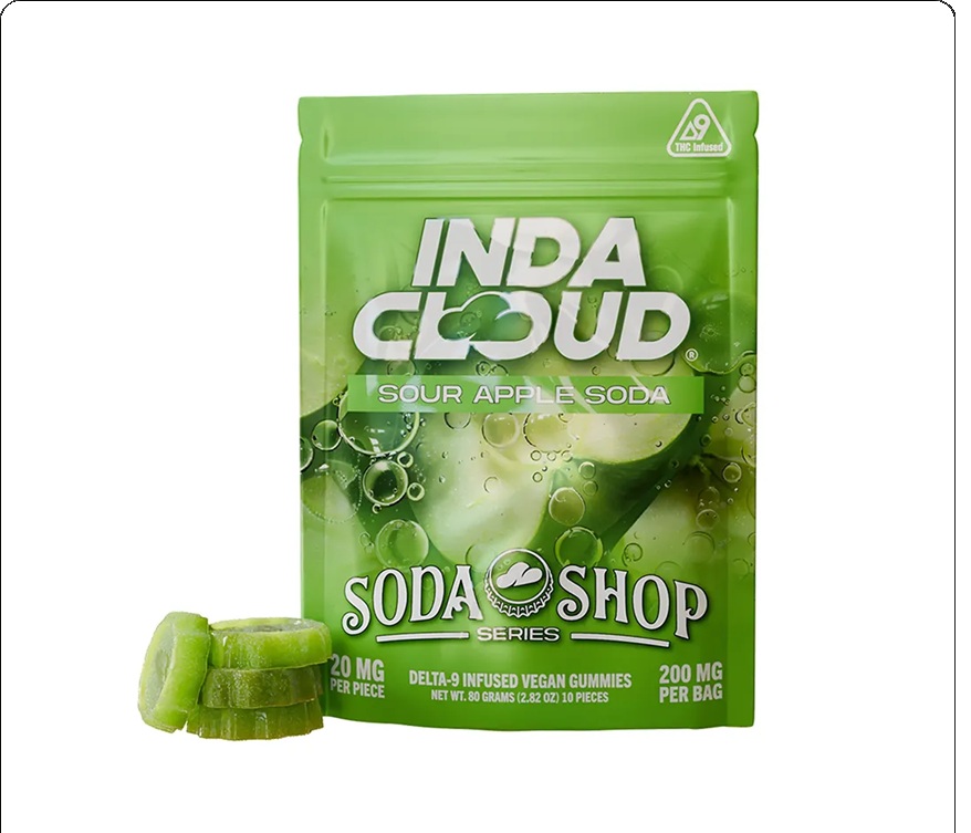 Sour Apple Soda Shop THC NT Gummies