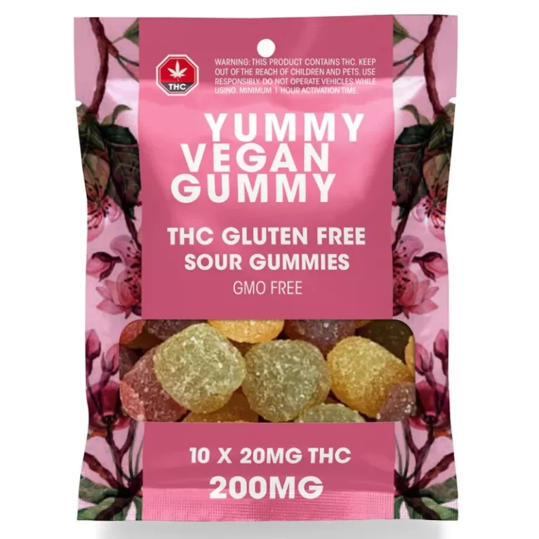 Yummy Sour Vegan THC Gummies ACT - 20mg