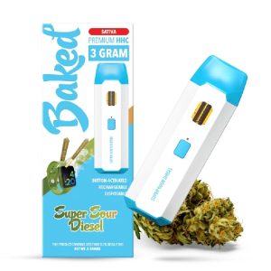 Baked HHC Vape Pen NSW - Super Sour Diesel