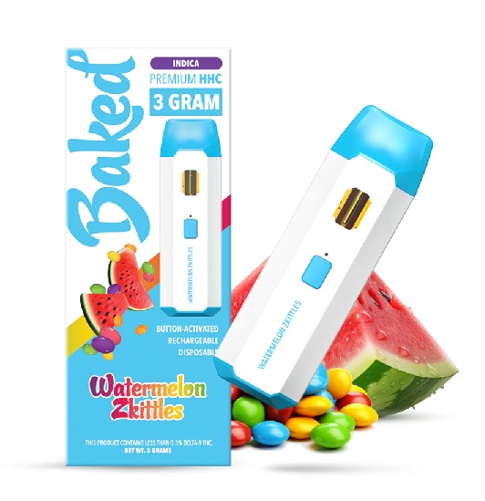 Baked HHC Vape Pen NT - Watermelon Zkittles