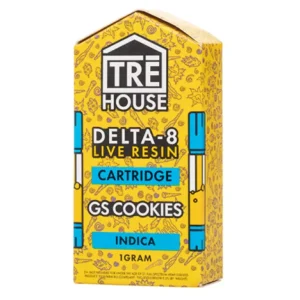 GS Cookies Tre House Live Resin SA Delta 8 Cartridges