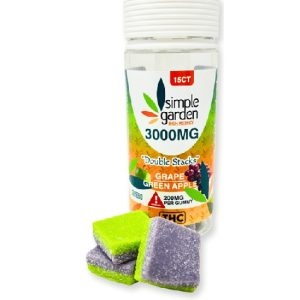 Grape-Green Apple QLD Delta-9 + Delta-8 + THCp Gummies