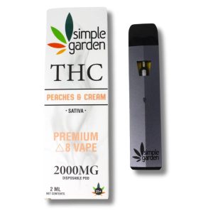 Peaches & Cream Delta-8 THC TAS Disposable Vape