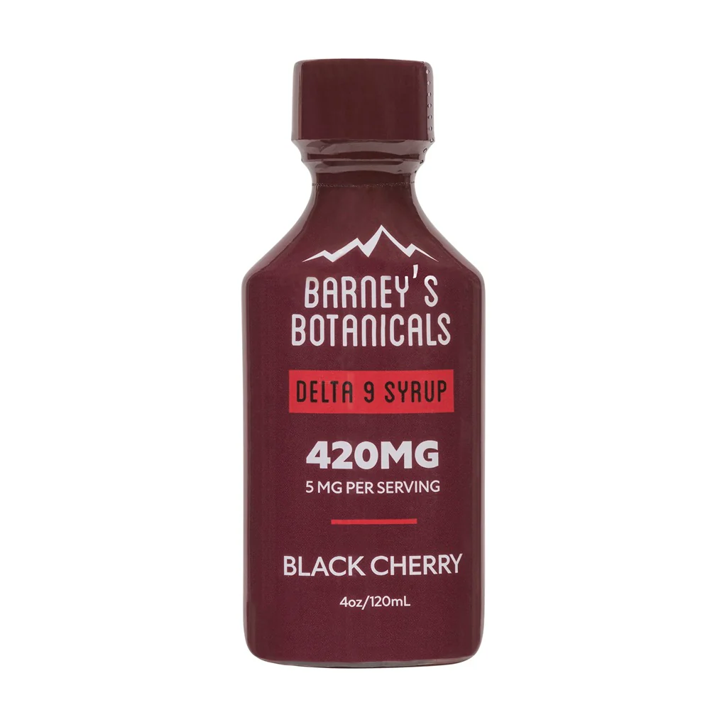 420mg Delta 9 THC Syrup NSW - Black Cherry