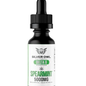 Silver Owl 5000mg Delta 8 Tincture SA - Spearmint