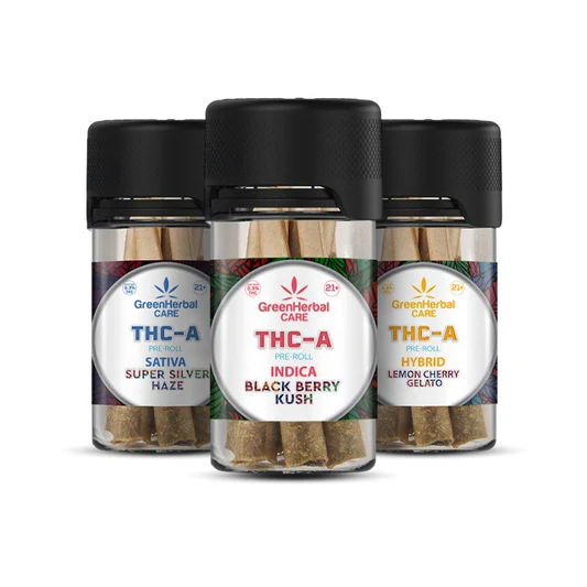 GHC THCA 0.5g Pre-Rolls Joint WA - 5pk